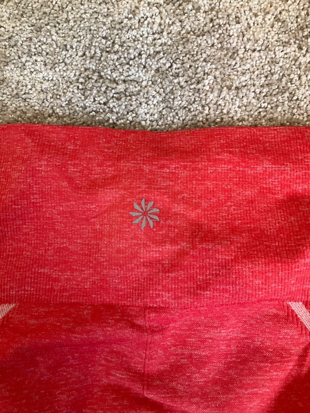 Athleta Coral Seamless High Rise Leggings Size Small - Picture 4 of 5